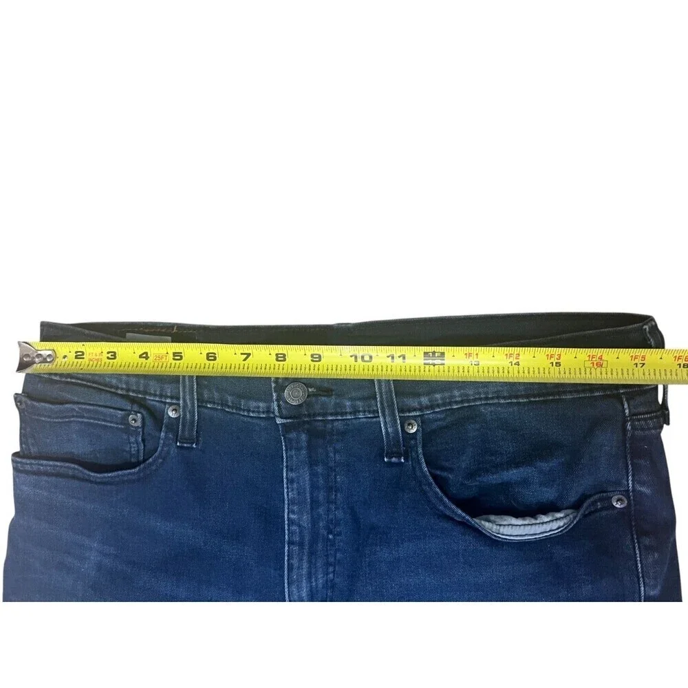 Levi's 512 Skinny Fit Jeans Mens Size 36Wx30L Blue Denim Dark Wash Waterless